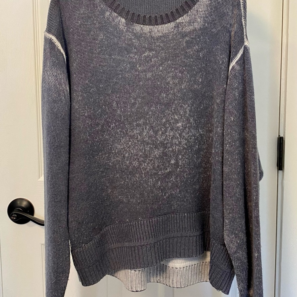 Lululemon blue hazy day sweater size medium